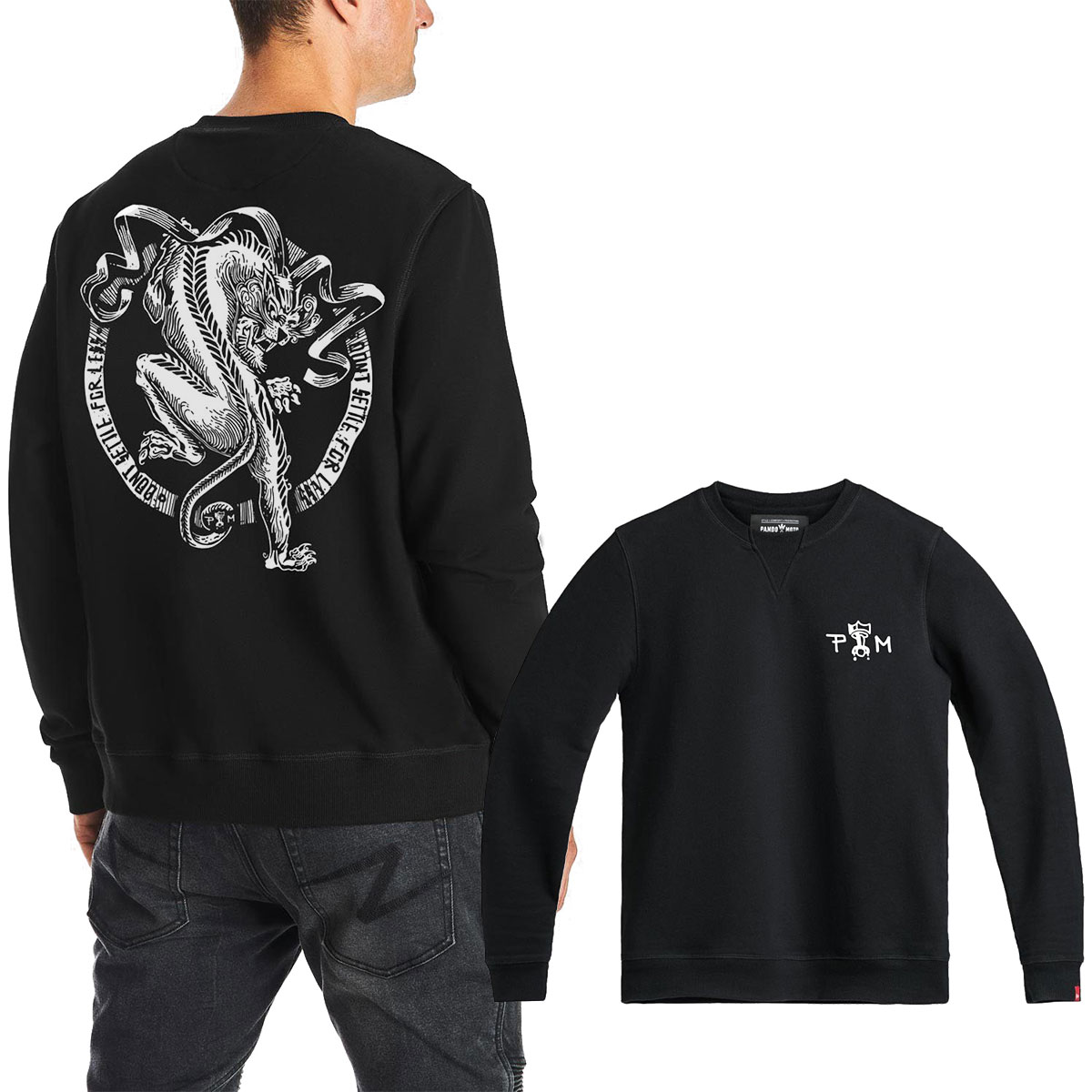 スウェット パンドモト ジョン タイガー 01 スウェットシャツ バイ...(4)
