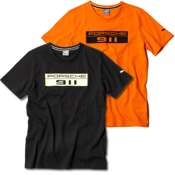 【ポルシェ/PORSCHE】ポルシェ レガシー ビッグロゴ Tシャツ メンズ 半袖 プーマ コラボレーション ポルシェ911 ポルシェレガシーコレクション