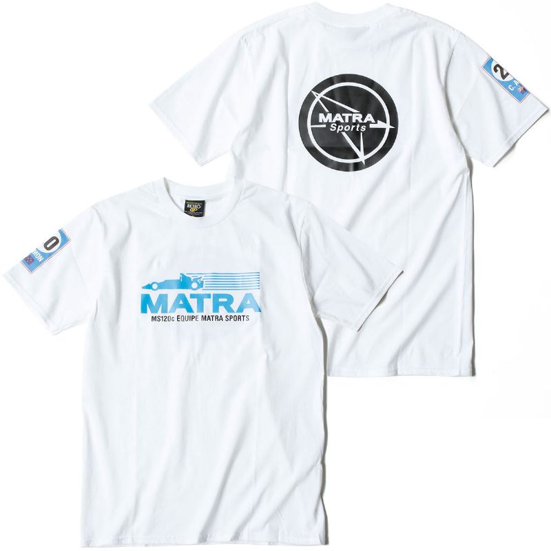 Tシャツ レトロフォーミュラー1 MATRA Mens T-shirt 02 モータースポーツ ウェア RETRO FORMULA 1