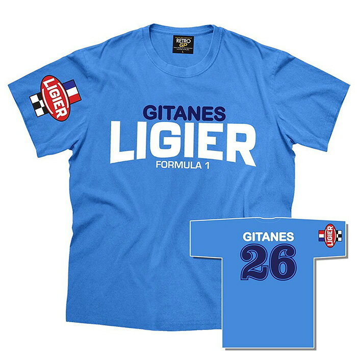 Tシャツ レトロフォーミュラー1 Ligier Formula 1 T-shirt 02 モータースポーツ ウェア RETRO FORMULA 1