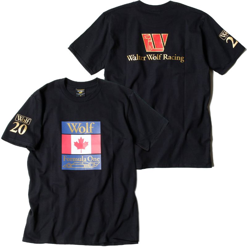 Tシャツ レトロフォーミュラー1 Wolter Wolf Racing T-shirt 02 モータースポーツ ウェア RETRO FORMULA 1