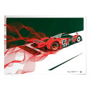 ポスター リカルド カー アートワーク Mazda 787B 24 Heures du Mans Winners 1991 ポスター モータースポーツ 雑貨 Ricardo Car Artwork