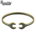 【ルイユ/Rouille】ブレスレット ゴールド スパナ 工具 アクセサリー バングル イタリア製 ハンドメイド【プレゼント ギフト】