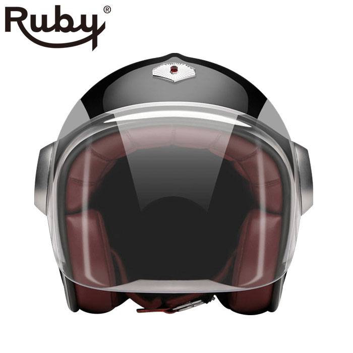 ジェット ルビー ル ブールリコン（ベルベデーレ） バイク ヘルメット Ruby