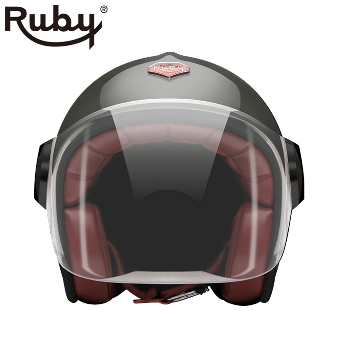 ジェット ルビー エコール ミリテール（ベルベデーレ） バイク ヘルメット Ruby