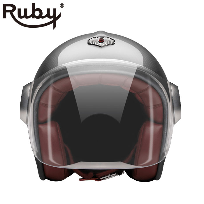 ジェット ルビー グレイス ノワール（ベルベデーレ） バイク ヘルメット Ruby