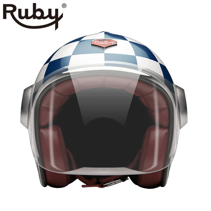 ジェット ルビー ラグナ（ベルベデーレ） バイク ヘルメット Ruby