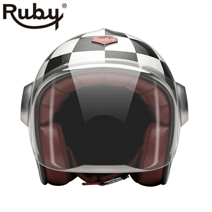ジェット ルビー モンレリー（ベルベデーレ） バイク ヘルメット Ruby