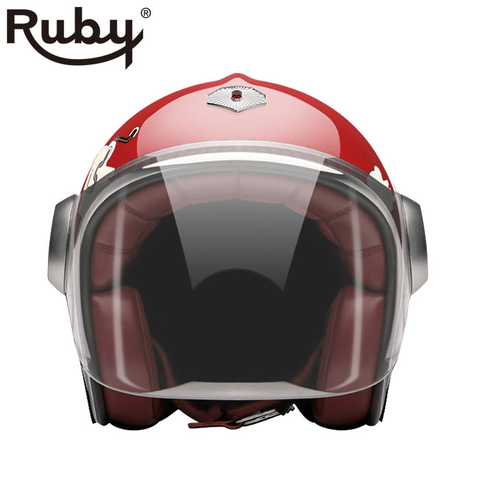 ジェット ルビー ルエル ド パリ（ベルベデーレ） バイク ヘルメット Ruby