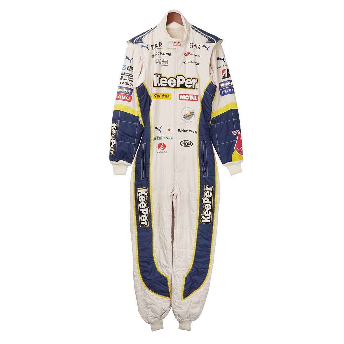 トムス GT 2018 KEEPER 平川 亮選手着用 レーシングスーツ モータースポーツ ウェア TOM’S