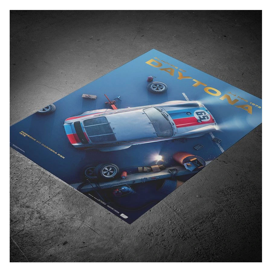 �ݥ����� �����ȥ�ӥꥹ�� Porsche 911 Carrera RSR Past Daytona 1973 ���쥯������ ���ǥ������ �ݥ����� �⡼�������ݡ��� ���� Automobilist