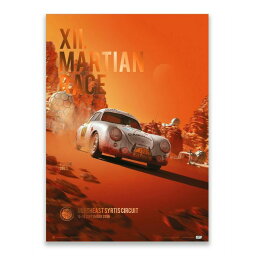 ポスター オートモビリスト Porsche 356 SL Future XII. Martian Race 2096 コレクターズ エディション ポスター モータースポーツ 雑貨 Automobilist