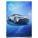 ポスター オートモビリスト MASERATI MC20 REAR コレクターズエディション ポスター モータースポーツ 雑貨 Automobilist