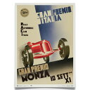ポスター オートモビリスト MONZA CIRCUIT 100 YEARS ANNIVERSARY 1933 リミテッド エディション ポスター モータースポー...