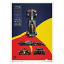 ポスター オートモビリスト ORACLE RED BULL RACING RB18 BLUEPRINT リミテッド エディション ポスター モータースポーツ 雑...