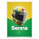 ポスター オートモビリスト AYRTON SENNA HELMET SAN MARINO GP 1988 リミテッド エディション ポスター モータースポーツ ...
