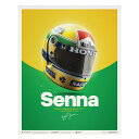 ポスター オートモビリスト AYRTON SENNA HELMET SAN MARINO GP 1988 クラシック エディション ポスター モータースポーツ 雑貨 Automobilist