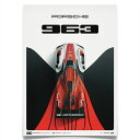 ポスター オートモビリスト ポルシェ 963 2024 グラフィカルポスター モータースポーツ 雑貨 Automobilist