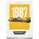 ポスター オートモビリスト アイルトン・セナ ロータス 99T 30 YEARS OF LEGACY リミテッド ポスター モータースポーツ 雑貨 Automo...