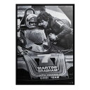 ポスター オートモビリスト ”Elementary” by Richard Kelley ウッドフレーム キャンバス プリント モータースポーツ 雑貨 Auto...