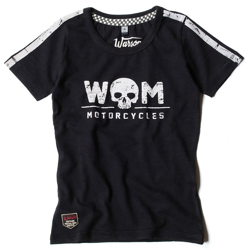 Rakuten - Tシャツ ワーソンモータース モーターサイクル キッズ Tシャツ 車 ウェア Warson Motors MOTORCYCLE キッズ Tシャツ