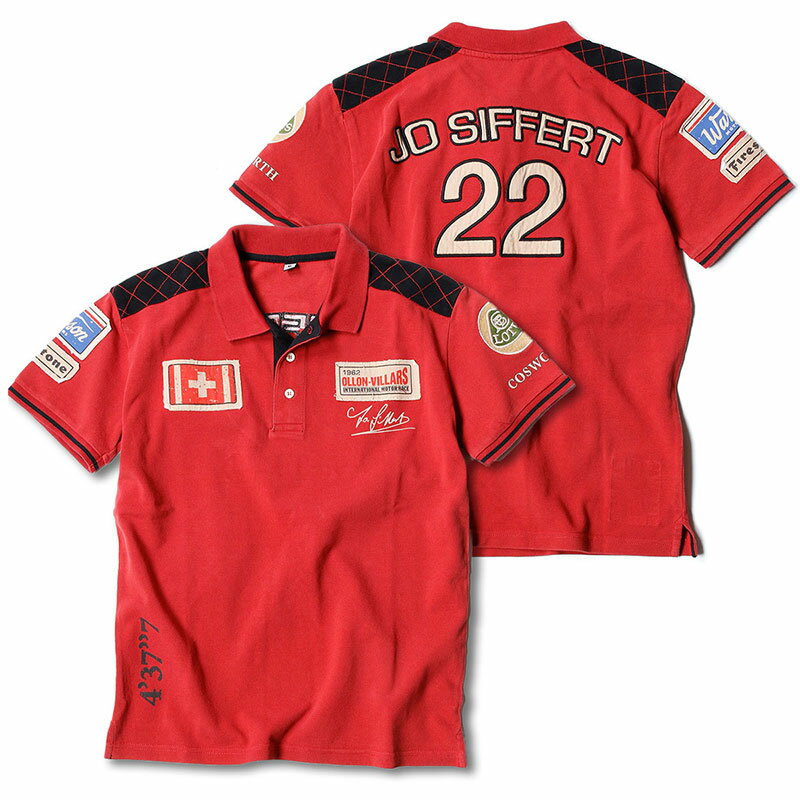 ポロシャツ ワーソンモータース オロン ヴィラール 1962 シフェール ポロ 車 ウェア Warson Motors