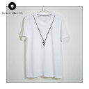 【白いTシャツと黒いバイク】chain Tシャツ メンズ レディース ユニセックス ホワイト 半袖 日本製【メール便可】