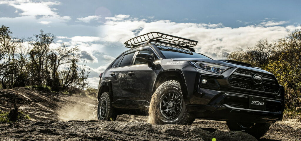 【デリカD:5等に】RAYS TEAM DAYTONA F6 boost 16×7J 5H 114.3 +32 × BFGoodrich All-Terrain T/A KO2 レイズドホワイトレター LT235/70R16 サマータイヤホイール4本セット 2