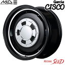 【ジムニー等に】MID マルカサービス Garcia CISCO 16×5.5J 5H 139.7 +20 × TOYO OPEN COUNTRY R/T ホワイトレター 185/85R16 105/103N LT サマータイヤホイール4本セット