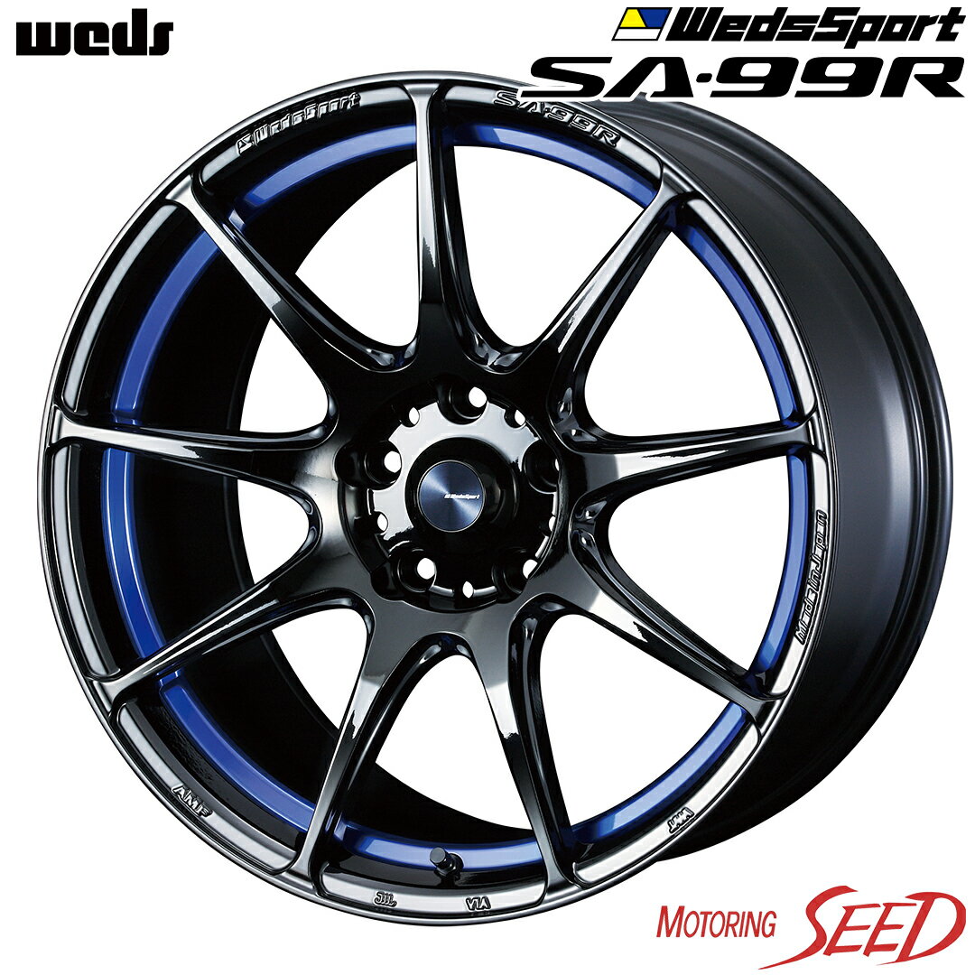 【カローラ 200系等に】weds WedsSport SA-99R 18×8.5J 5H 100 +45 × DUNLOP エナセーブ RV504 225/40R18 サマータイヤホイール4本セット