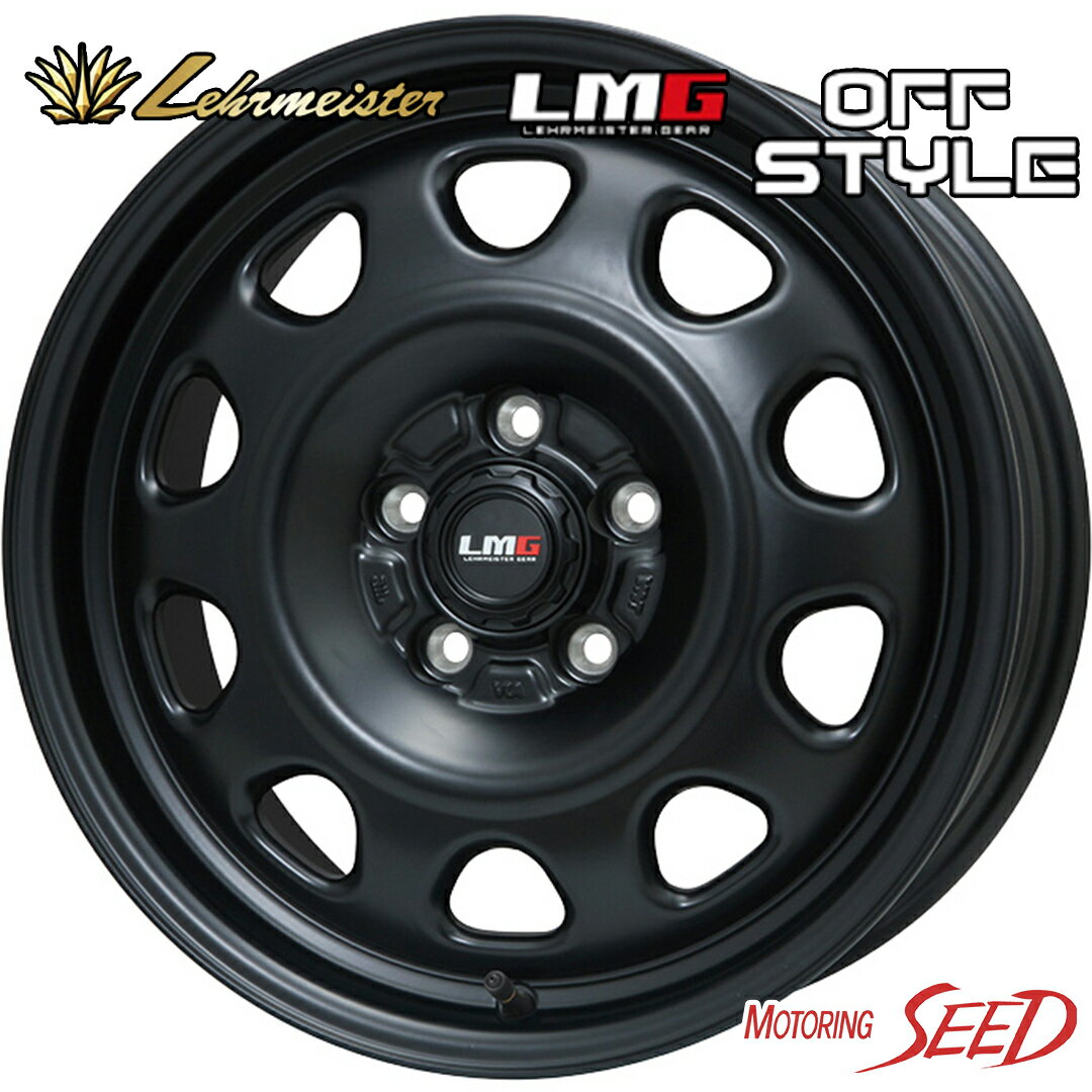 【プレジデント等に】LEHRMEISTER LMG OFF STYLE 16×7J 5H 114.3 +35 × BRIDGESTONE NEXTRY 225/60R16 サマータイヤホイール4本セット