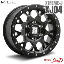 【FJクルーザー、プラド等に】MLJ XTREME-J XJ04 17×8J 6H 139.7 +20 × BFGoodrich Mud-Terrain T/A KM3 ブラックレター LT265/70R17 サマータイヤホイール4本セット