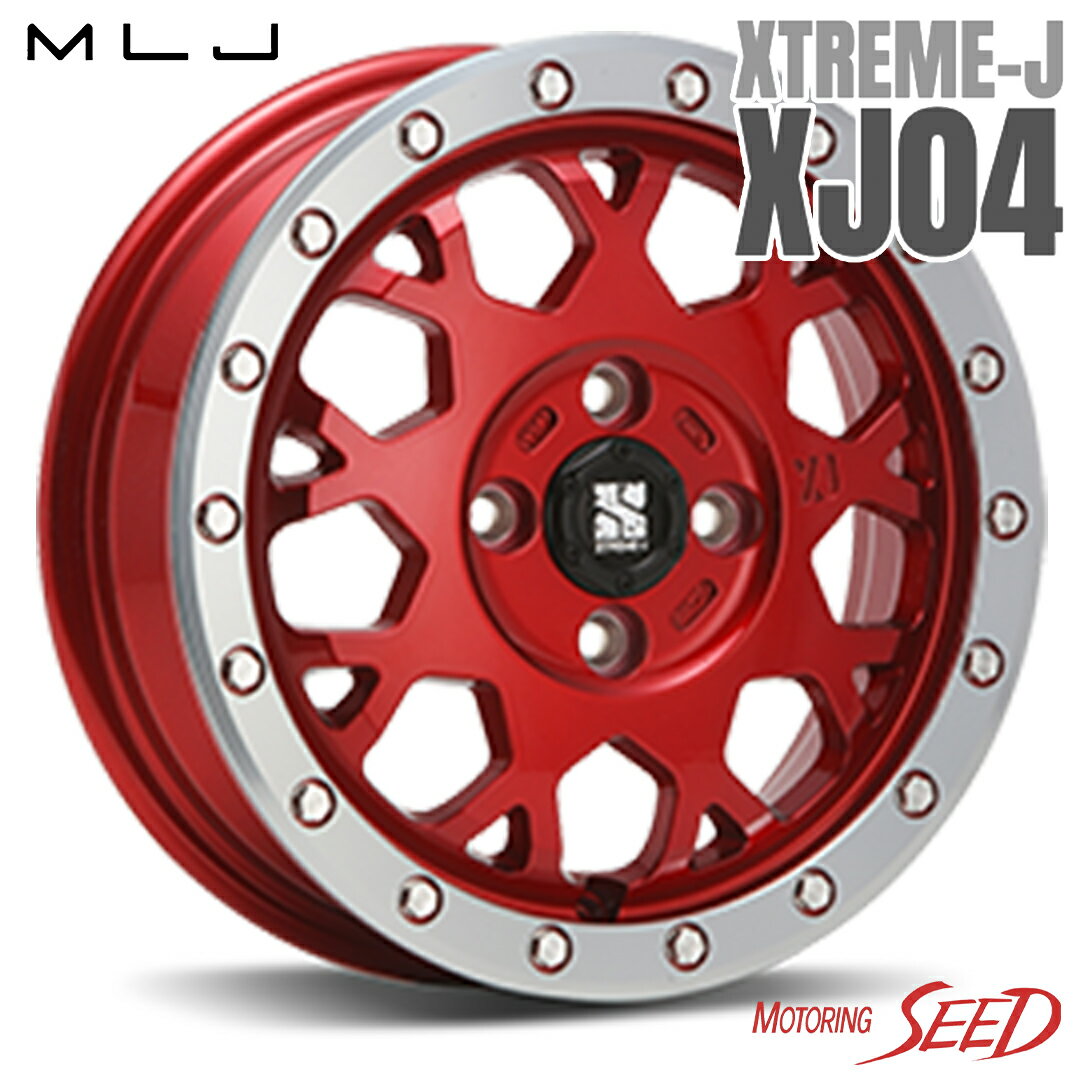 【ピノ、モコ等に】MLJ XTREME-J XJ04 14×4.5J 4H 100 +43 × BRIDGESTONE POTENZA RE-71RS 165/55R14 サマータイヤホイール4本セット