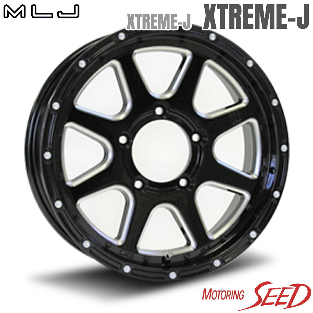 【ジムニー等に】MLJ XTREME-J 16×5.5J 5H 139.7 +20 × BRIDGESTONE ALENZA LX100 175/80R16 サマータイヤホイール4本セット