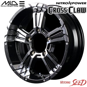 【ジムニーシエラ等に】MID NITRO POWER CROSS CLAW 16×6J 5H 139.7 -5 × KENDA KR50 KLEVER H/T 225/70R16 サマータイヤホイール5本セット