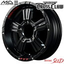 【ジムニー、ジムニーシエラ等に】MID NITRO POWER CROSS CLAW Graffiti Edition 16×6J 5H 139.7 -5 × BFGoodrich All-Terrain T/A KO2 レイズドホワイトレター LT215/70R16 サマータイヤホイール4本セット