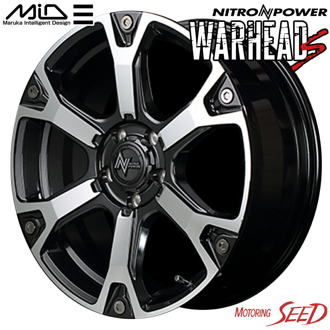 ڥߥˡMID NITRO POWER WARHEAD S 187J 5H 114.3 +42  NITTO NT555G2 215/40R18 ޡۥ4ܥå