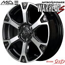 【アルテッツァ等に】MID NITRO POWER WARHEAD S 17×7J 5H 114.3 +45 × FALKEN AZENIS FK510 215/45R17 サマータイヤホイール4本セット