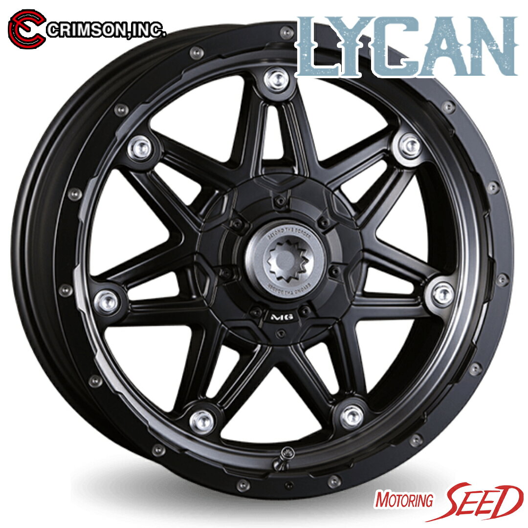 【アルファード、ヴェルファイア等に】CRIMSON MG LYCAN 16×7J 10H 114.3 +29 × ALLENCOUNTER ROCKTERRAIN R/T 215/65R16C 109/107Q サマータイヤホイール4本セット