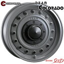 【ジムニーシエラ等に】CRIMSON DEAN COLORADO 15×6J 5H 139.7 -5 × BRIDGESTONE DUELER A/T694 195/80R15 サマータイヤホイール5本セット