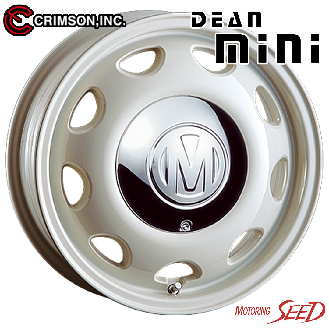 【タフト、ソリオ等に】CRIMSON DEAN MINI 15×5J 4H 100 +45 × DUNLOP エナセーブ RV504 165/65R15 サマータイヤホイール4本セット