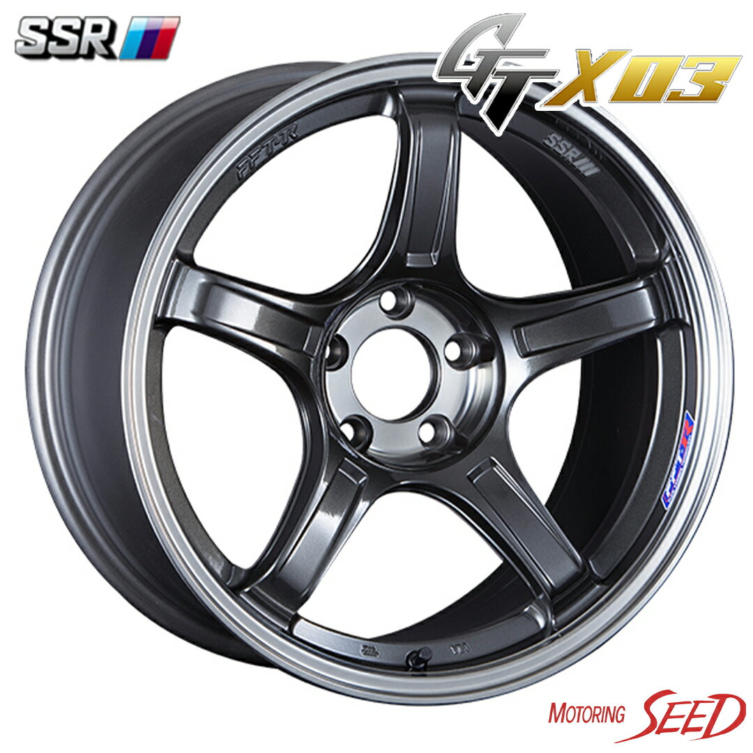 yCR-VACX-5ɁzSSR GT X03 18~7.5J 5H 114.3 +53 ~ TOYO OPEN COUNTRY R/T zCg^[ 225/60R18 T}[^CzC[4{Zbg