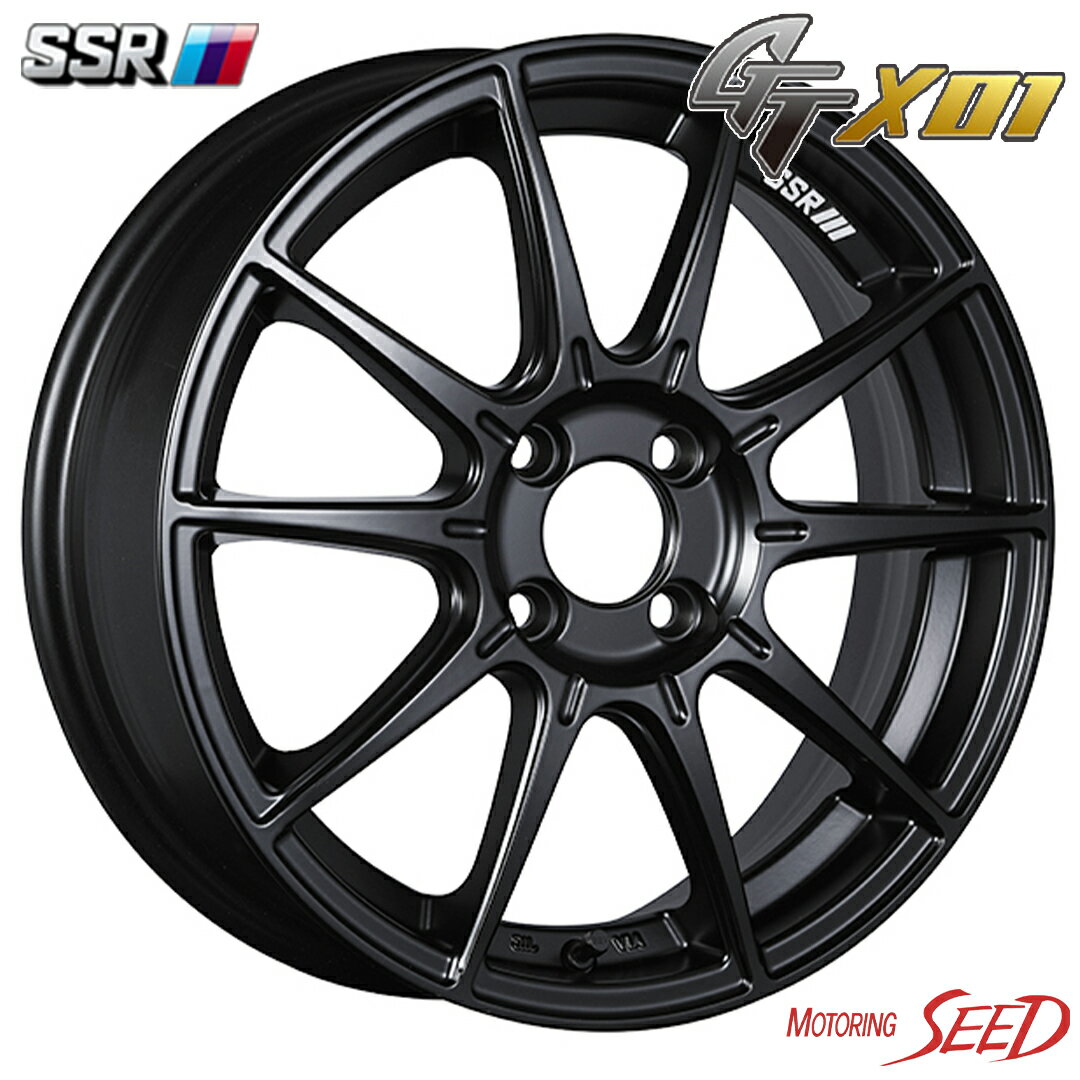 【N-ONE、タント等に】SSR GT X01 15×5J 4H 100 +45 × TOYO TRANPATH LuK 165/55R15 サマータイヤホイール4本セット