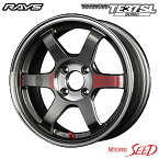 【ライズ、ロッキー等に】RAYS VOLK RACING TE37 SONIC SL 16×6J 4H 100 +41 × YOKOHAMA DNA Earth-1 EP400 195/65R16 サマータイヤホイール4本セット