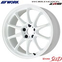 【エクリプスクロス等に】WORK WORK EMOTION ZR10 18×8.5J 5H 114.3 +38 × Laufenn X FIT HP 225/55R18 サマータイヤホイール4本セット