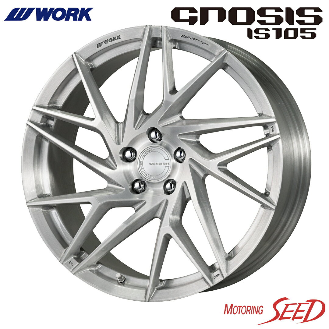 【カムリ、マークX等に】WORK GNOSIS IS105 20×8.5J 5H 114.3 +45 × NITTO NT555G2 235/35R20 サマータイヤホイール4本セット
