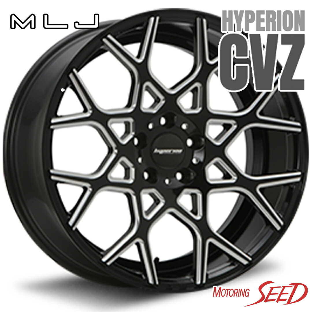 【ムラーノ等に】MLJ HYPERION CVZ 20×8.5J 5H 114.3 +45 × BRIDGESTONE ALENZA 001 255/50R20 サマータイヤホイール4本セット