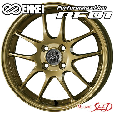 【タフト、ソリオ等に】ENKEI PerformanceLine PF01 15×5J 4H 100 +45 × DUNLOP エナセーブ RV504 165/65R15 サマータイヤホイール4本セット