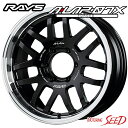 【ハイエース 200系等に】RAYS A・LAP-07X 18×8J 6H 139.7 +38 × MUDSTAR RADIAL M/T ホワイトレター 215/55R18C 107/105L サマータイヤホイール4本セット(2)