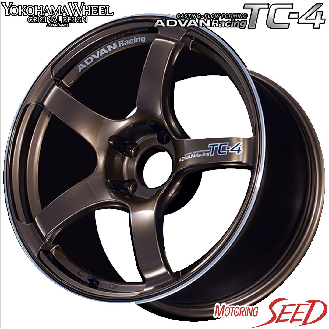 yWRX STIɁzYOKOHAMA ADVAN Racing TC-4 18~9.5J 5H 114.3 +45 ~ TOYO PROXES Sport 245/40R18 T}[^CzC[4{Zbg